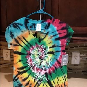 Mama Imelda and Hector Tie-Dye T-Shirt for women-Coco